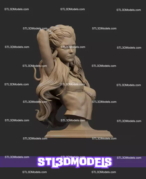 Aloy Bust STL File