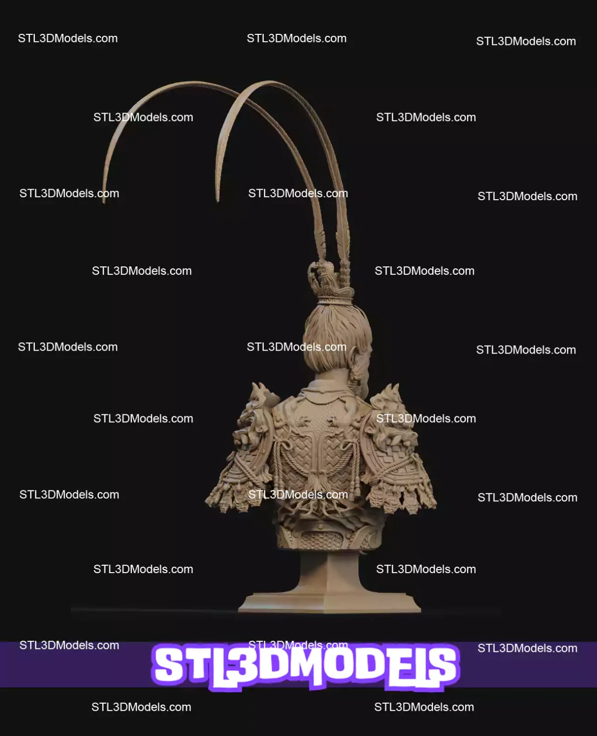 Wukong Bust STL 3D Printable Model