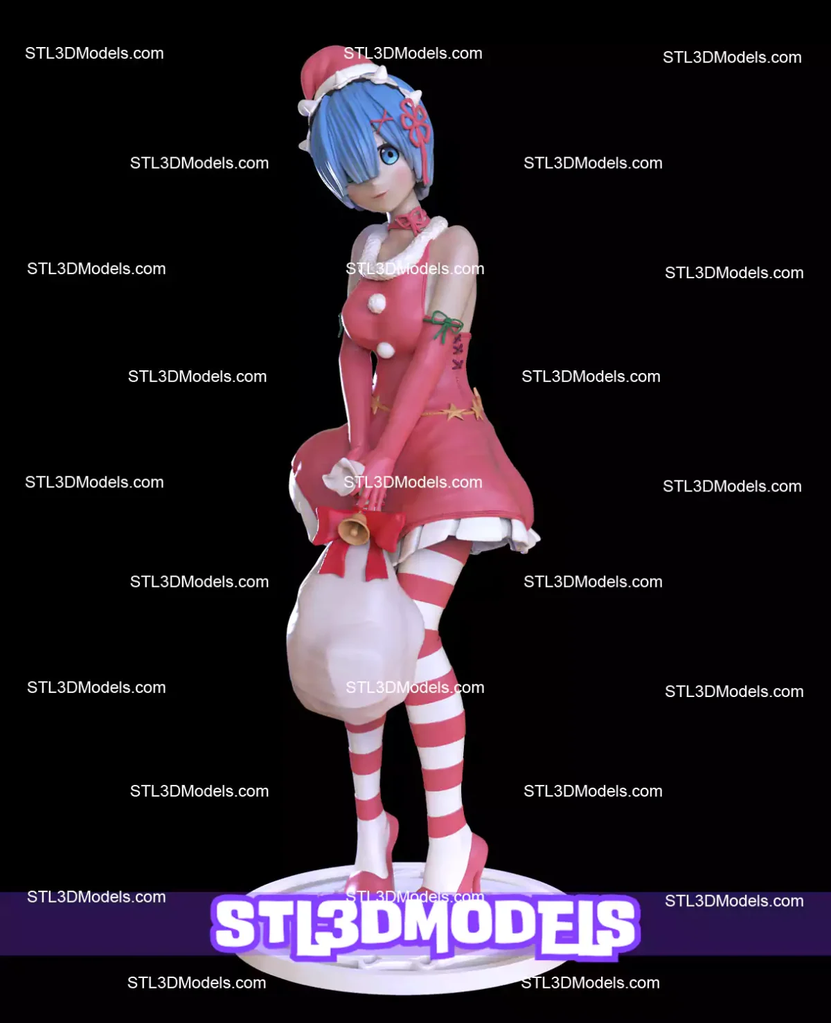 Christmas Rem STL 3D Model 