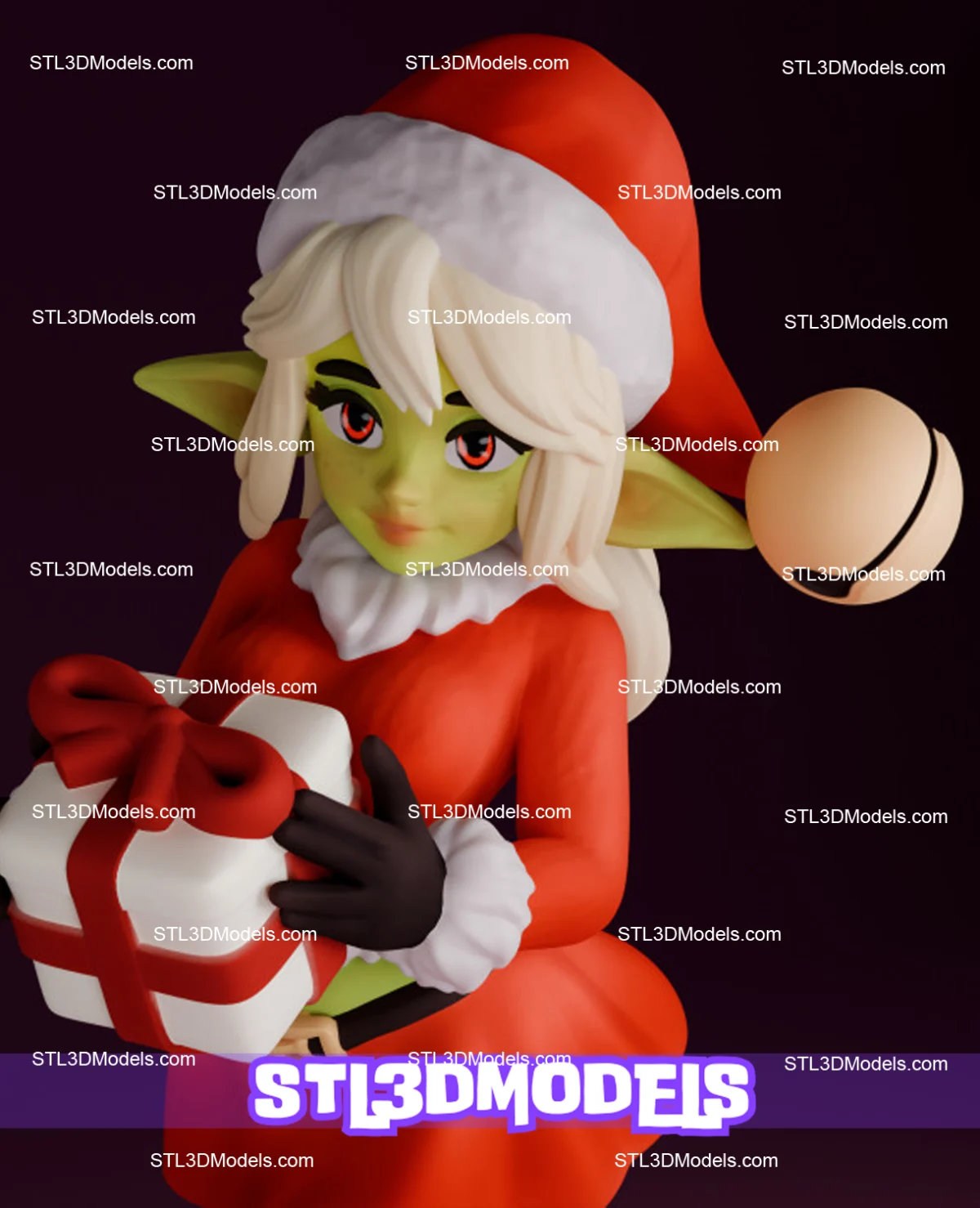Cheerful Cherie STL 3D Model 