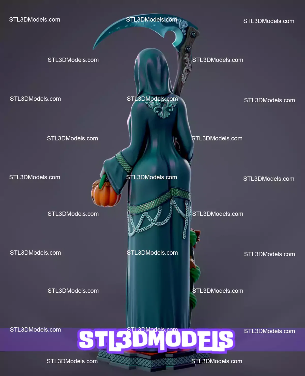 Halloween Reaper STL 3D Model