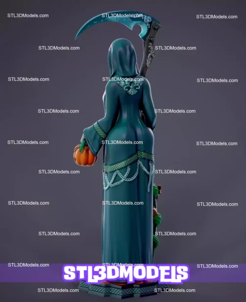 Halloween Reaper STL 3D Model