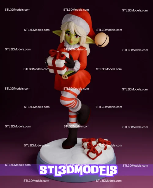 Cheerful Cherie STL 3D Model 