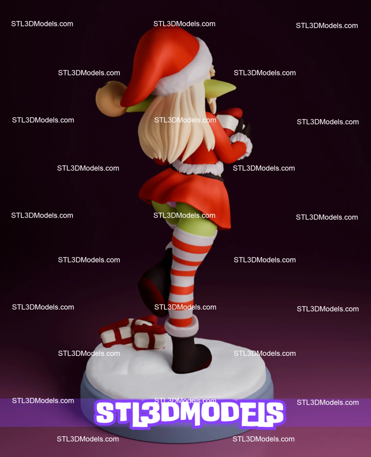 Cheerful Cherie STL 3D Model 