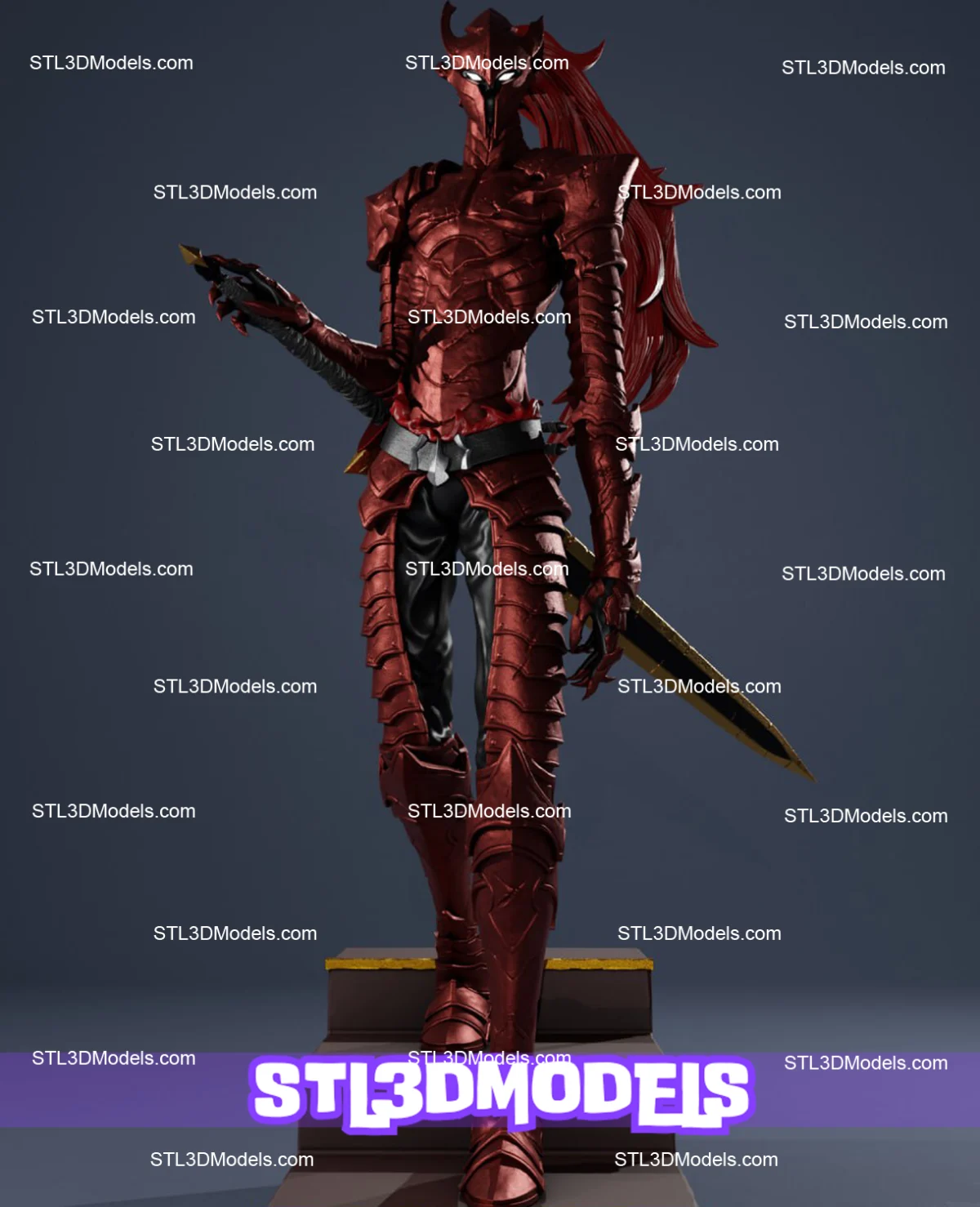 Igris Solo Leveling STL 3D Model 