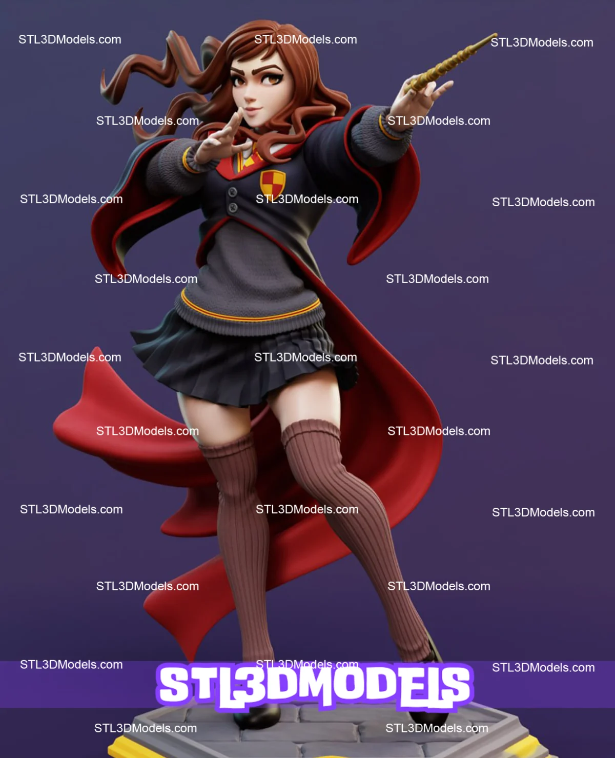 Hermione Granger STL 3D Model 