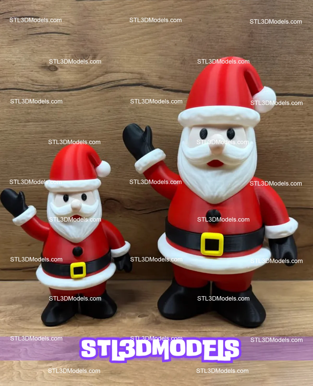 Papa Noel STL 3D Model 