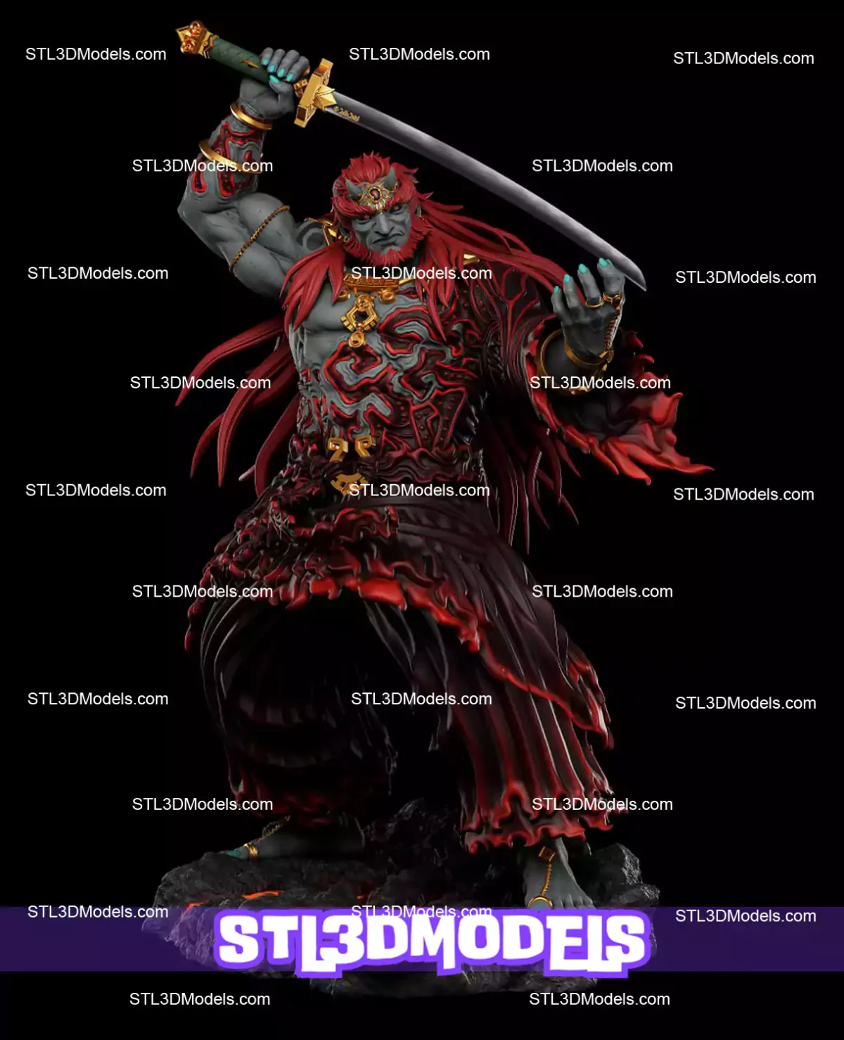 Ganondorf STL 3D Model 