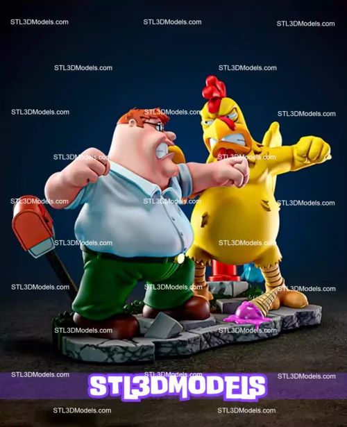 Ernie the Giant Chicken Family Guy STL 3D Model