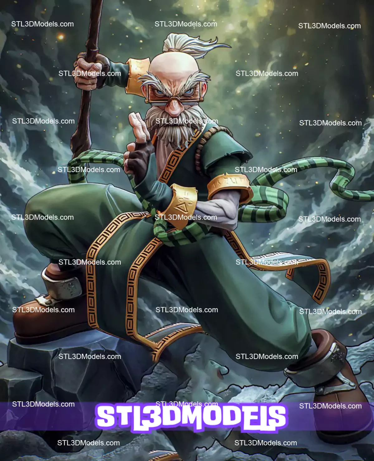 Knolan Battle Chasers STL 3D Model