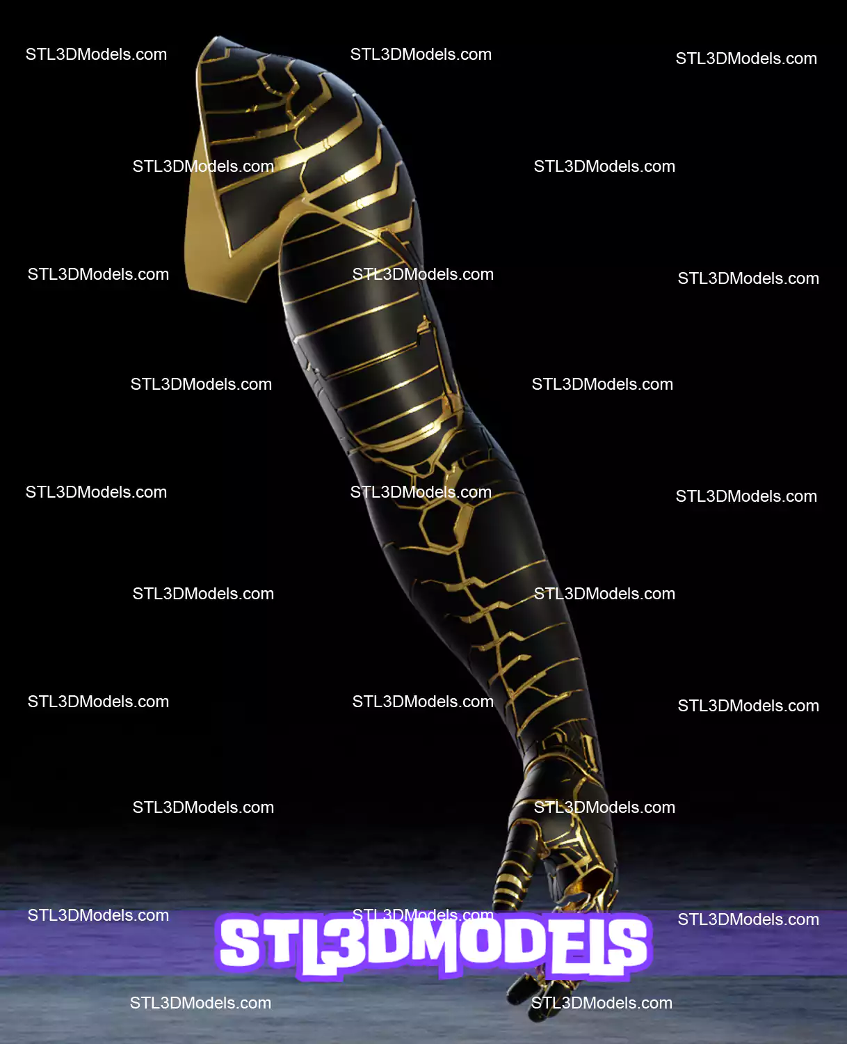 Winter Soldier Vibranium Arm STL 3D Model