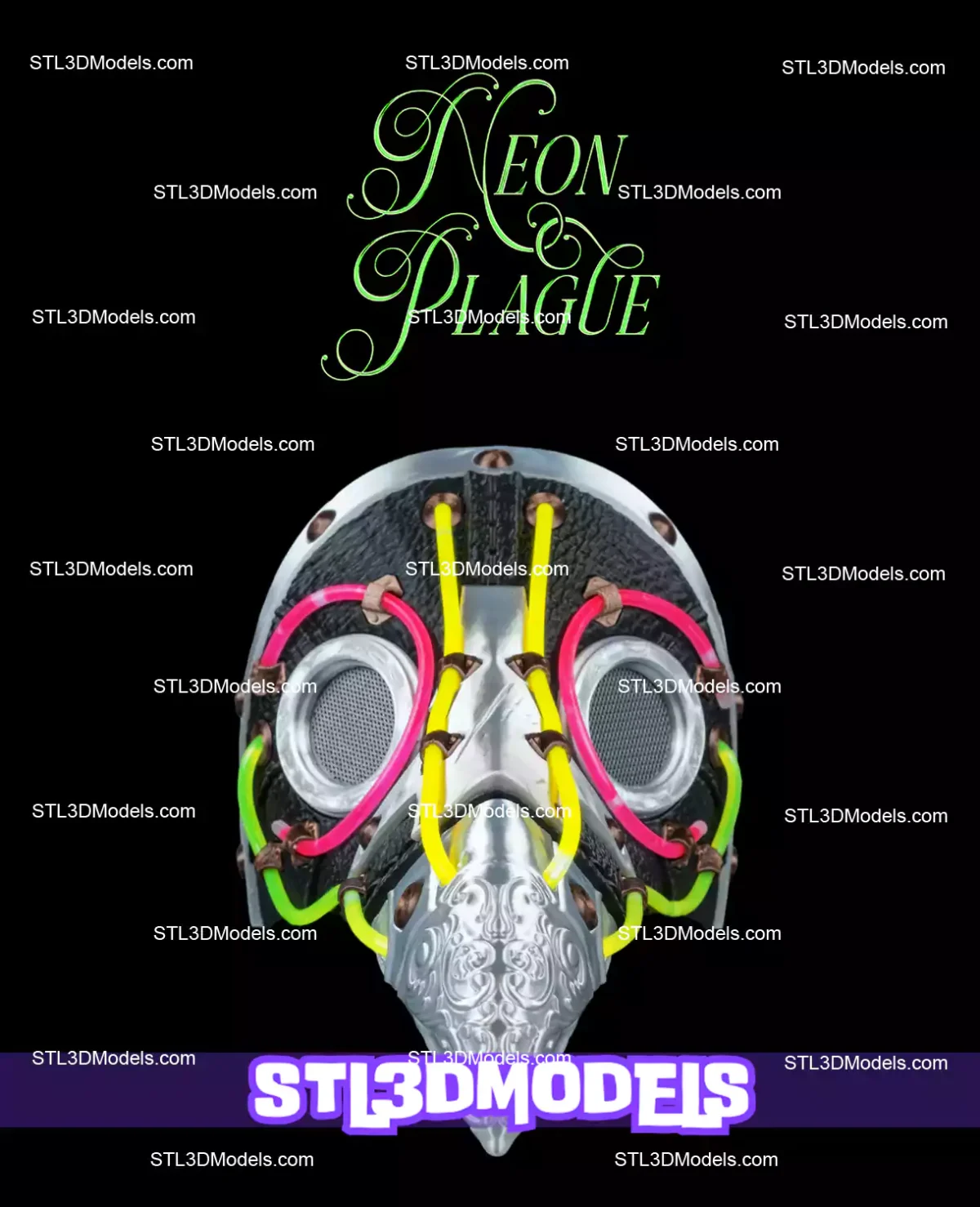 Neon Plague STL 3D Model