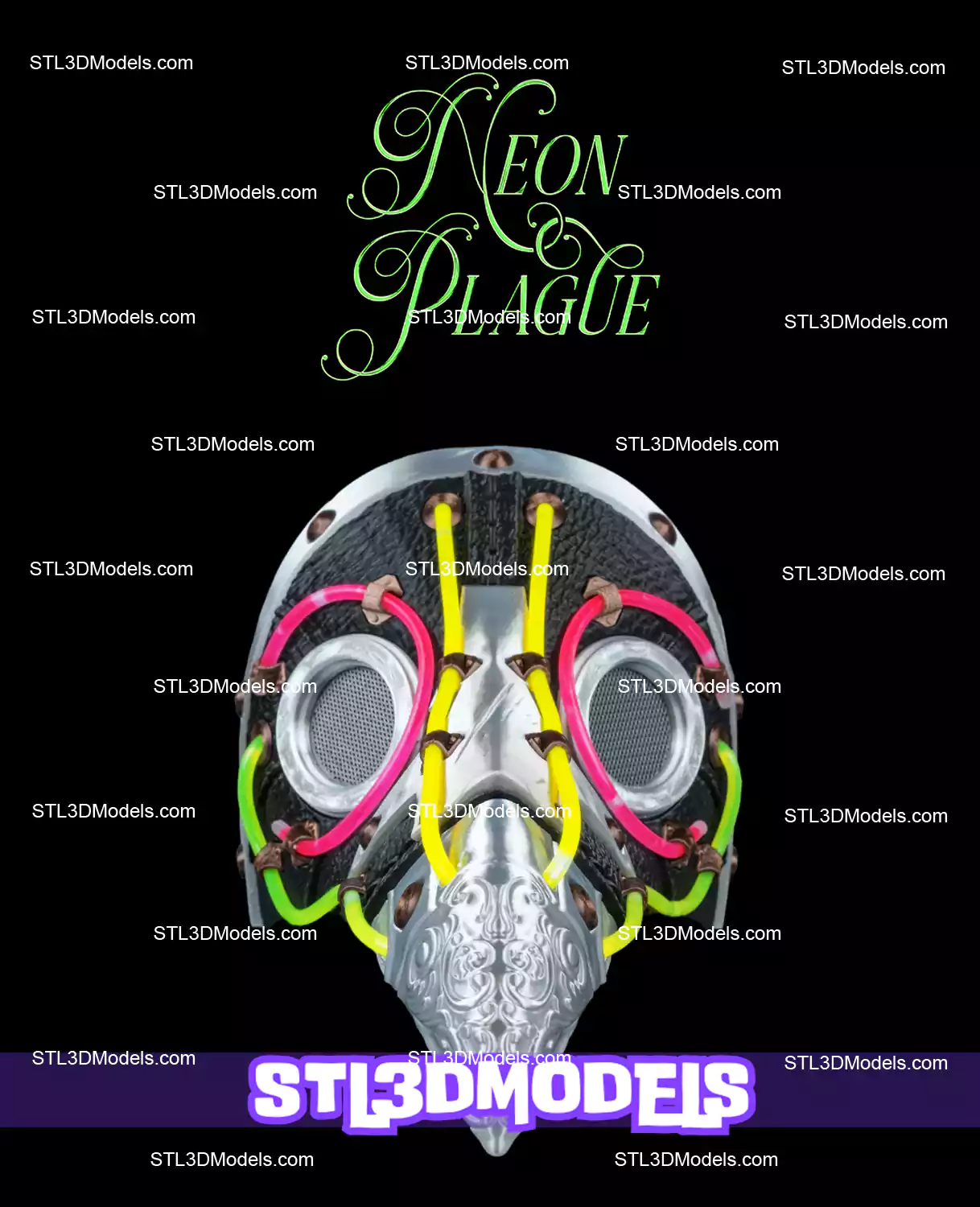 Neon Plague STL 3D Model
