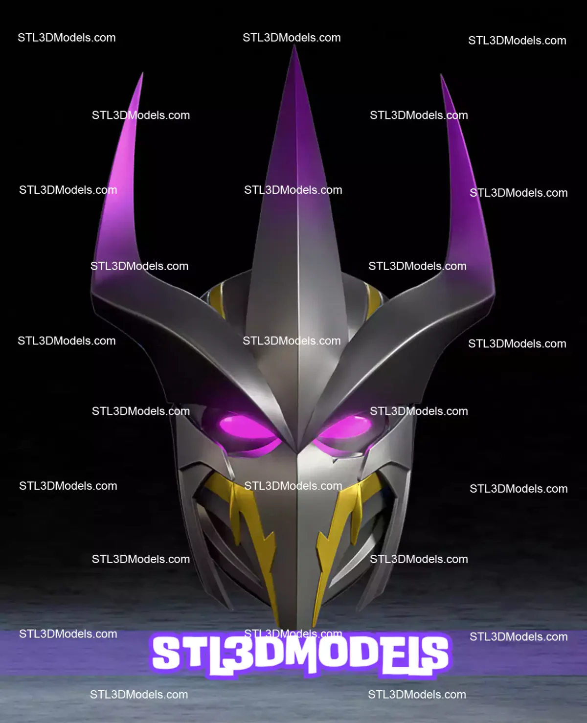 Super Shredder Fortnite Helmet STL 3D Model