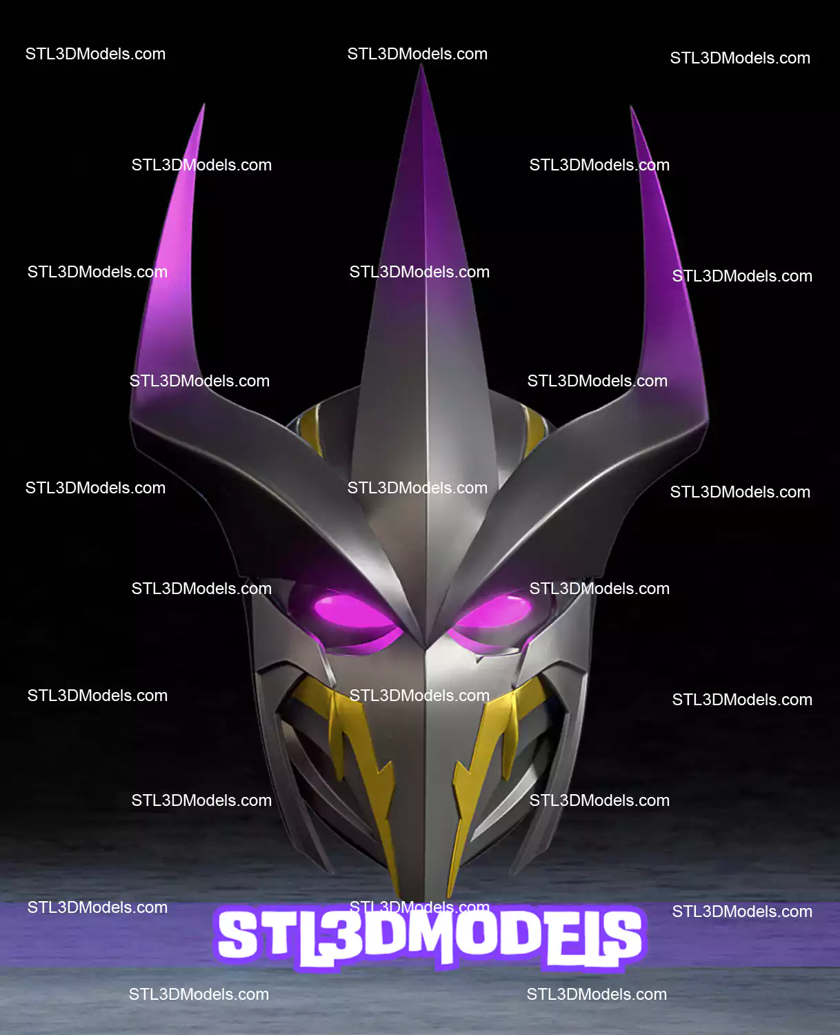Super Shredder Fortnite Helmet STL 3D Model