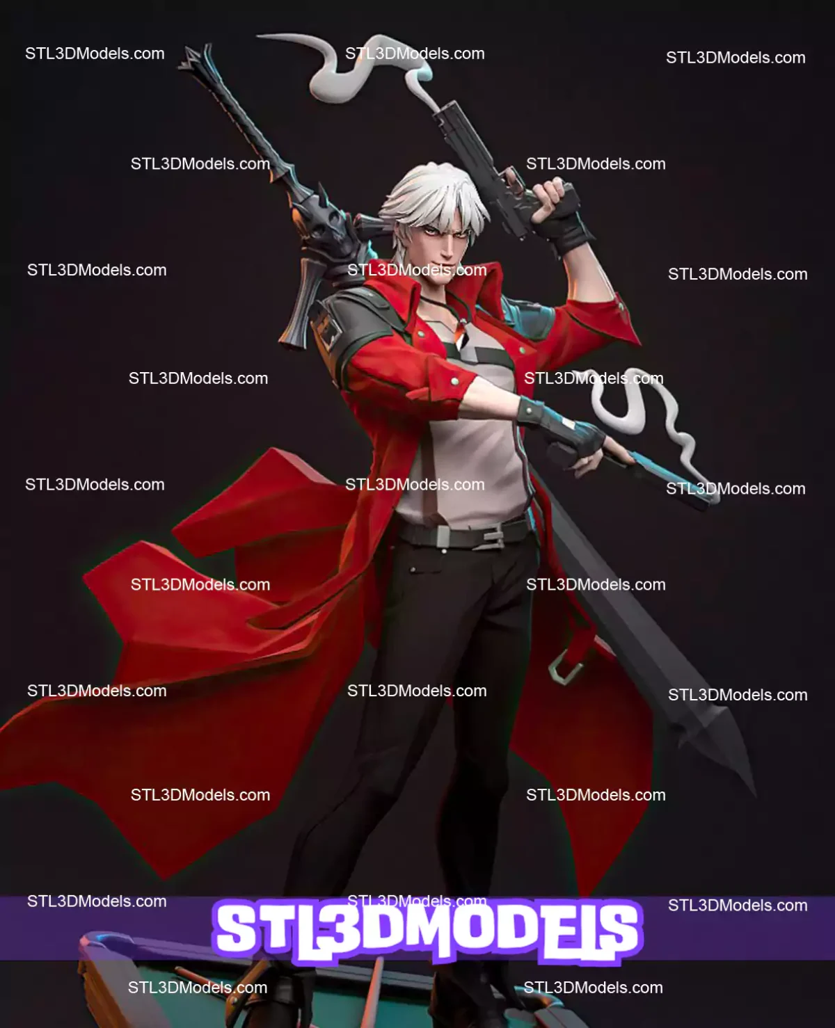Dante Devil May Cry STL 3D Model