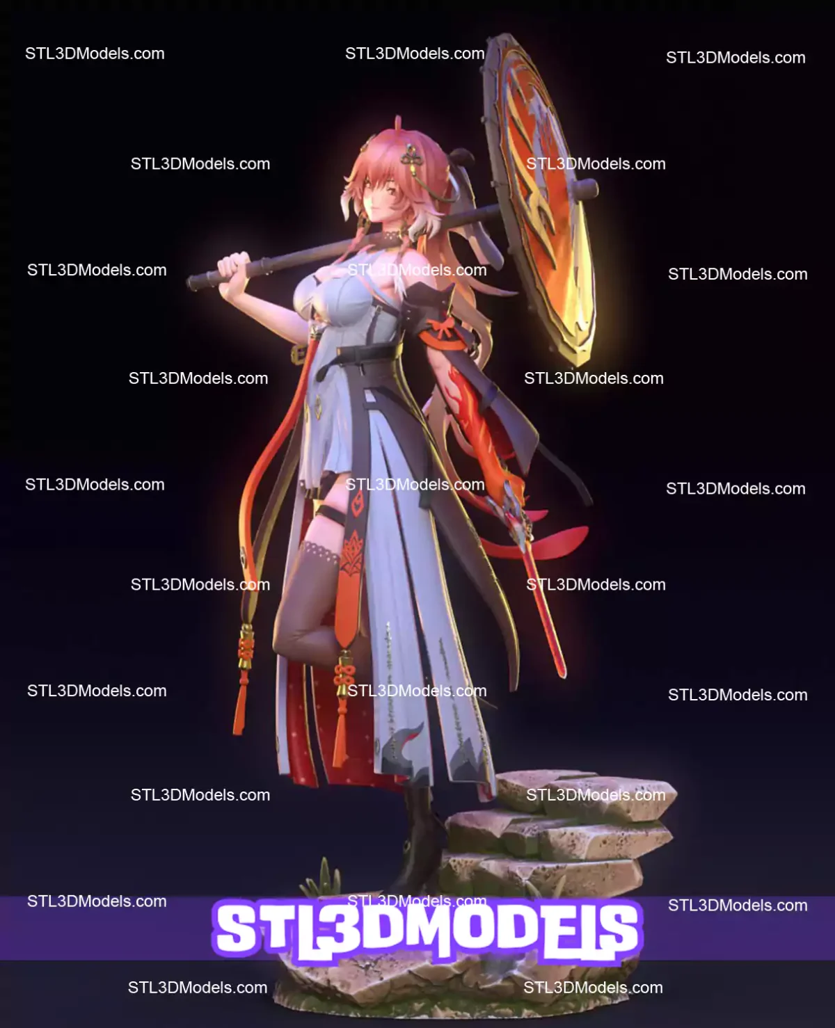 Chang Li Wuthering Waves STL 3D Model 