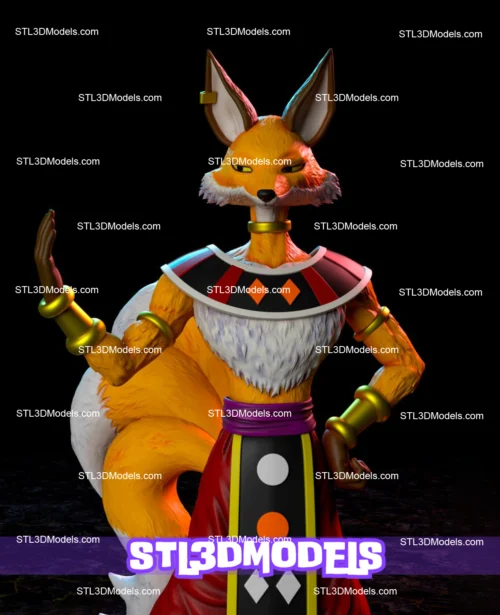 Liquiir God of Destruction STL 3D Model 