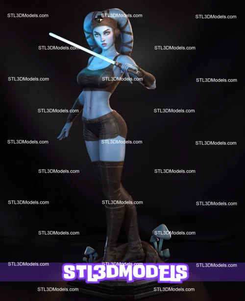 Aayla Secura STL 3D Model 