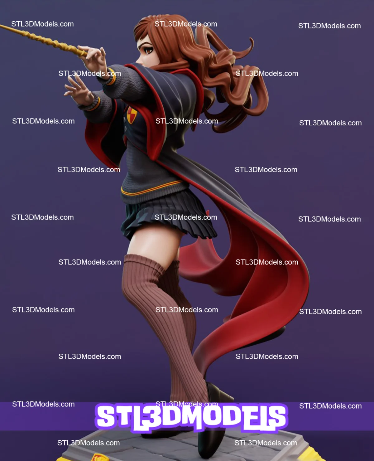 Hermione Granger STL 3D Model 