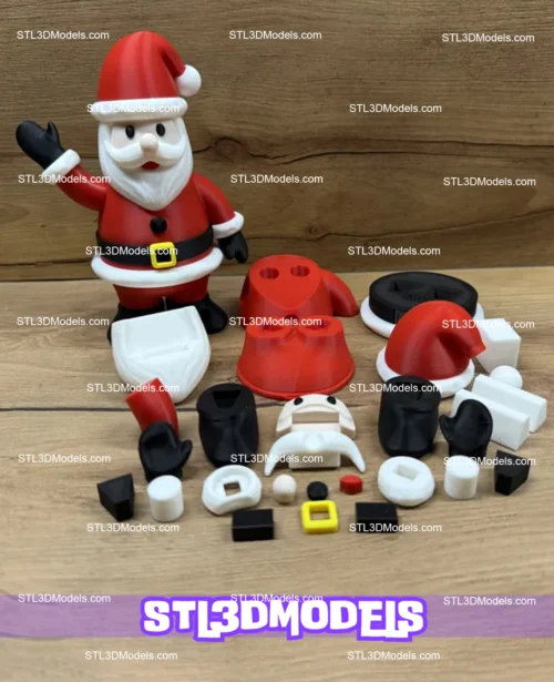 Papa Noel STL 3D Model 
