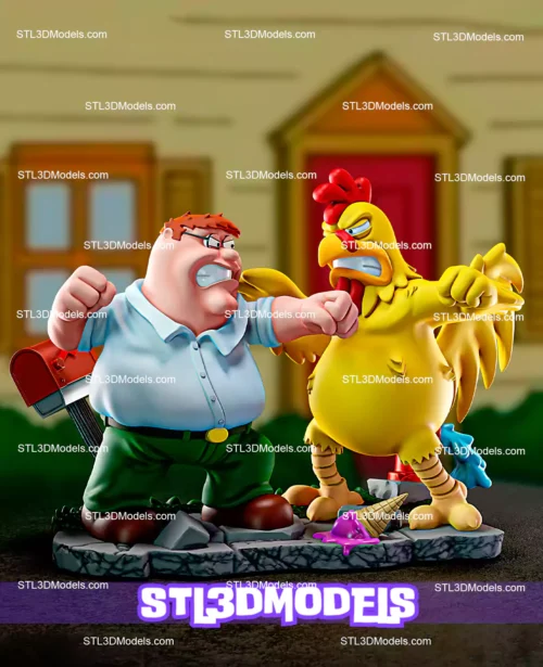Ernie the Giant Chicken Family Guy STL 3D Model