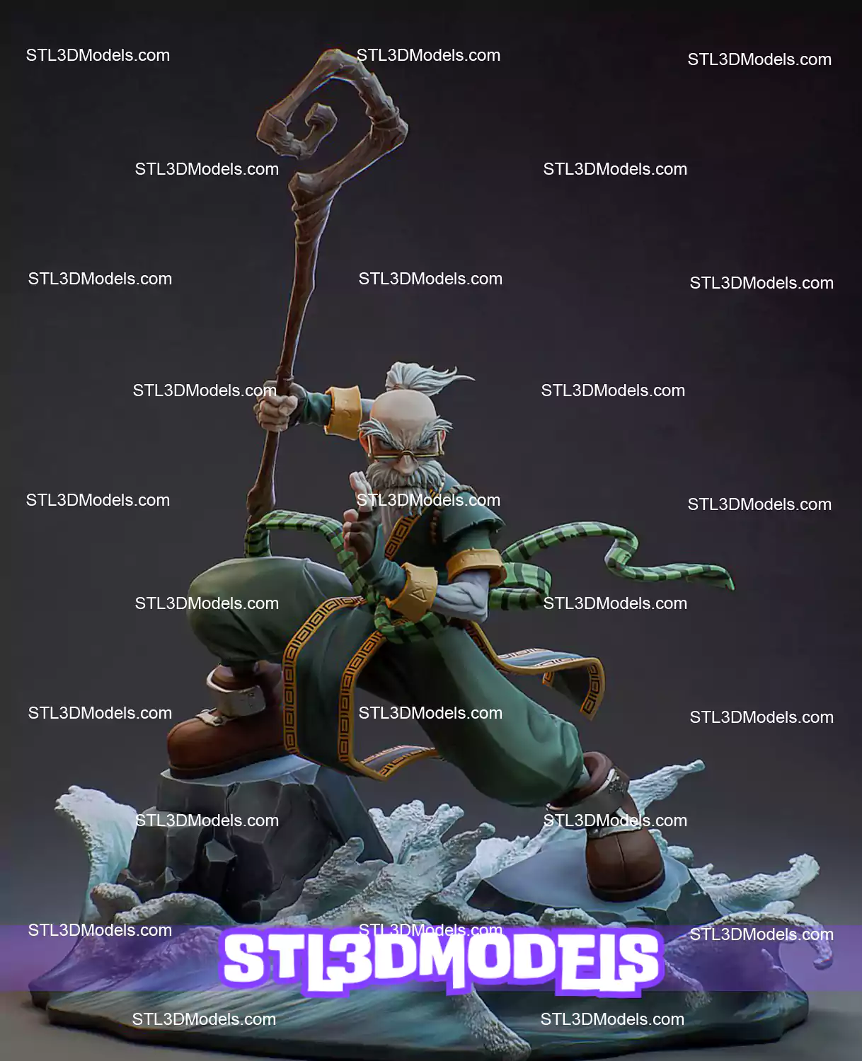 Knolan Battle Chasers STL 3D Model Knolan Battle Chasers STL 3D Model