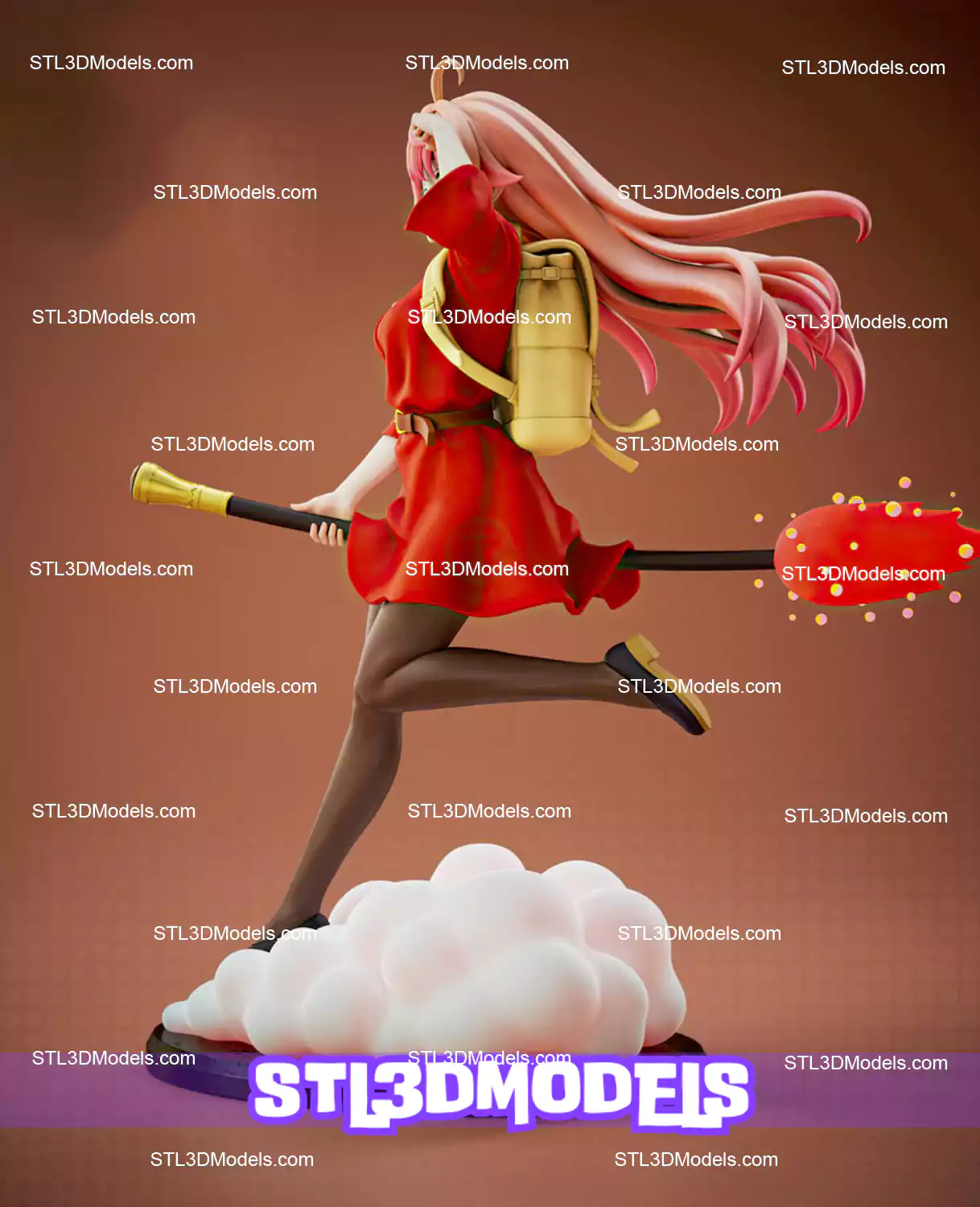 Nico Wakatsuki Witch Watch STL 3D Model Nico Wakatsuki Witch Watch STL 3D Model