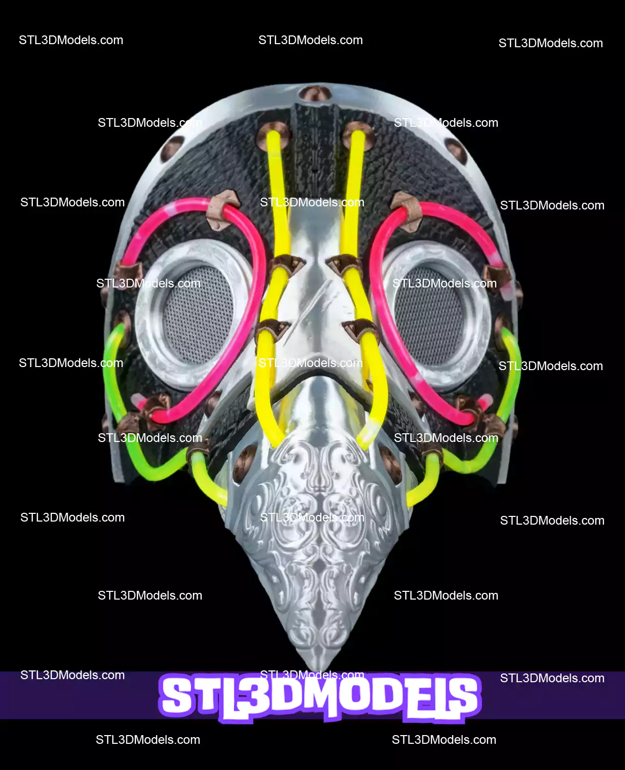 Neon Plague STL 3D Model Neon Plague STL 3D Model