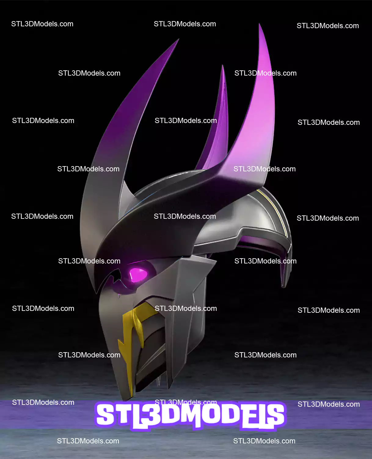 Super Shredder Fortnite Helmet STL 3D Model Super Shredder Fortnite Helmet STL 3D Model