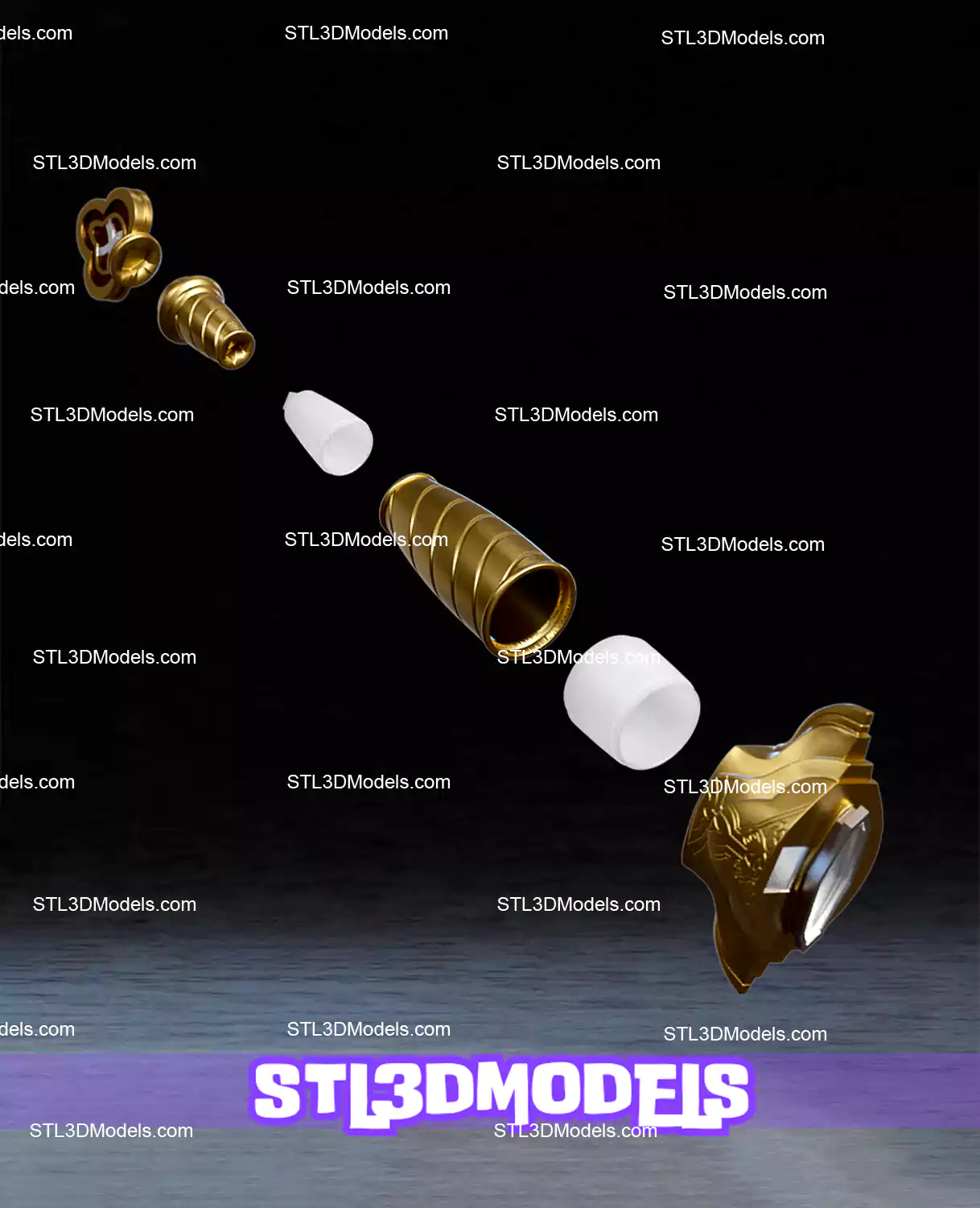 Rumi Sword STL 3D Model  Rumi Sword STL 3D Model