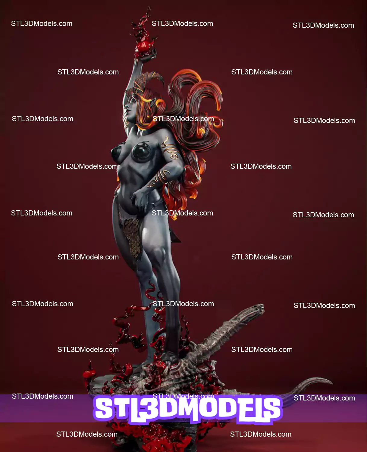 Hell Sonja STL 3D Model Hell Sonja STL 3D Model