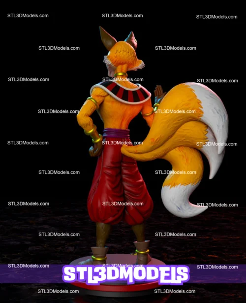 Liquiir God of Destruction STL 3D Model 