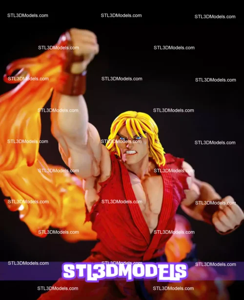 Ken Masters STL 3D Model 