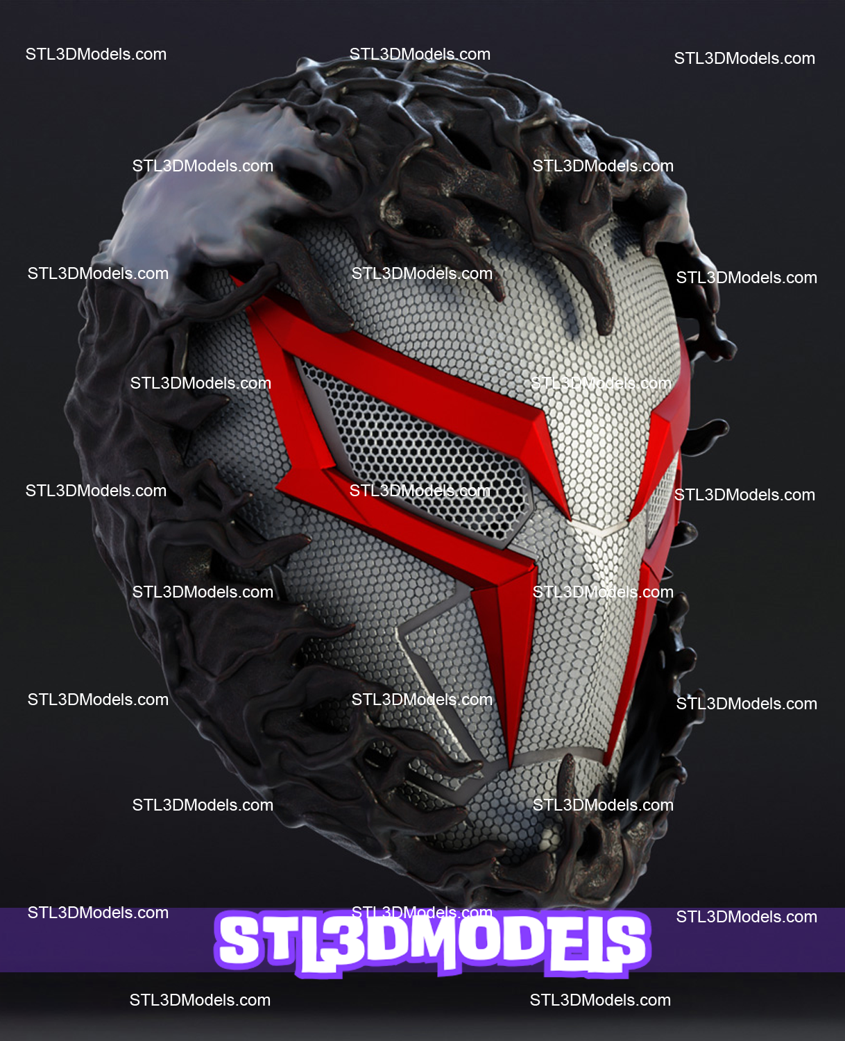 Spiderman 2099 White STL 3D Model