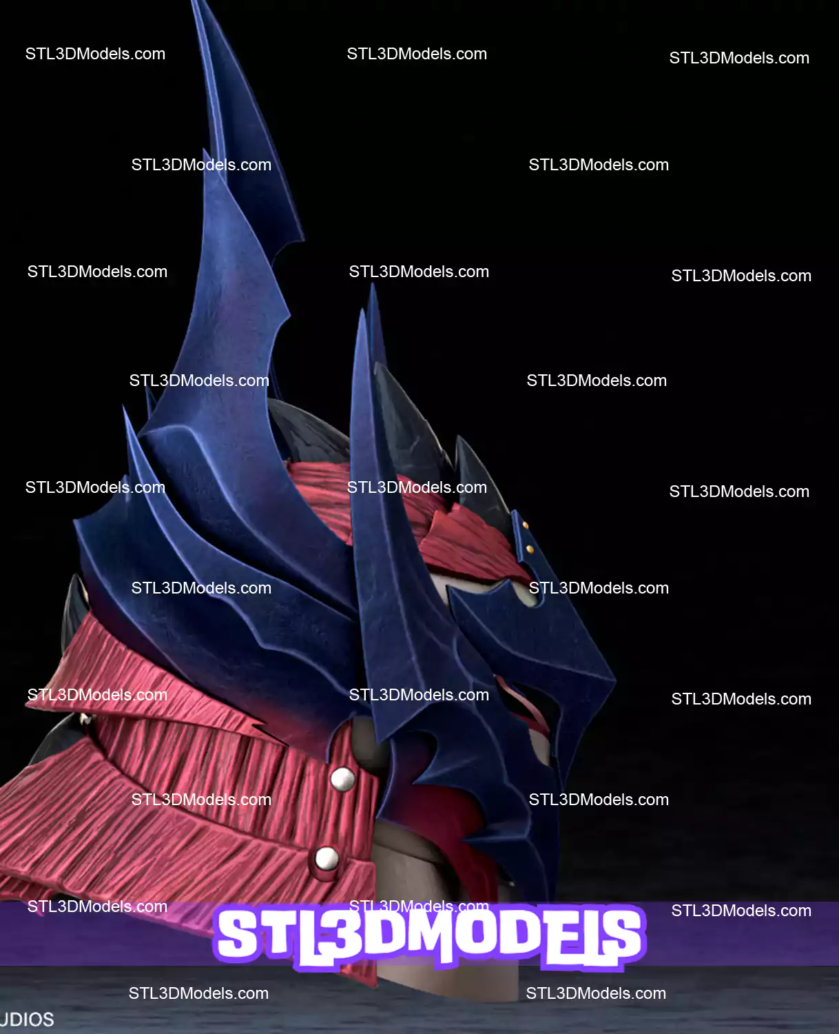 Glavenus Helmet Monster Hunter STL 3D Model  Glavenus Helmet Monster Hunter STL 3D Model