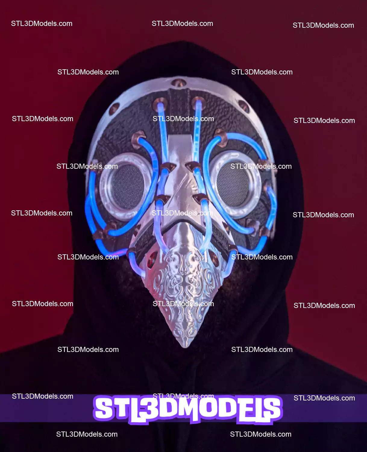 Neon Plague STL 3D Model Neon Plague STL 3D Model