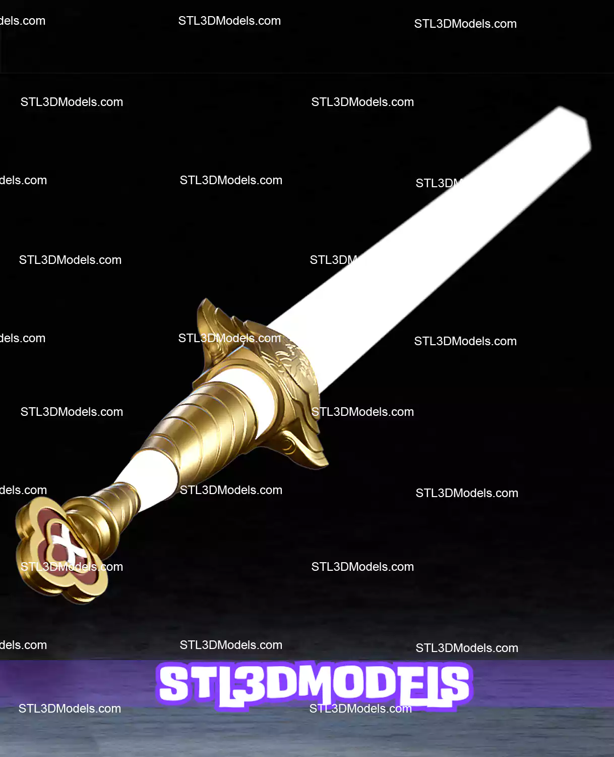 Rumi Sword STL 3D Model