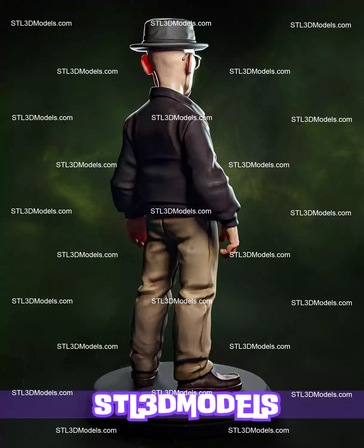 Heisenberg Toon Breaking Bad STL 3D Model