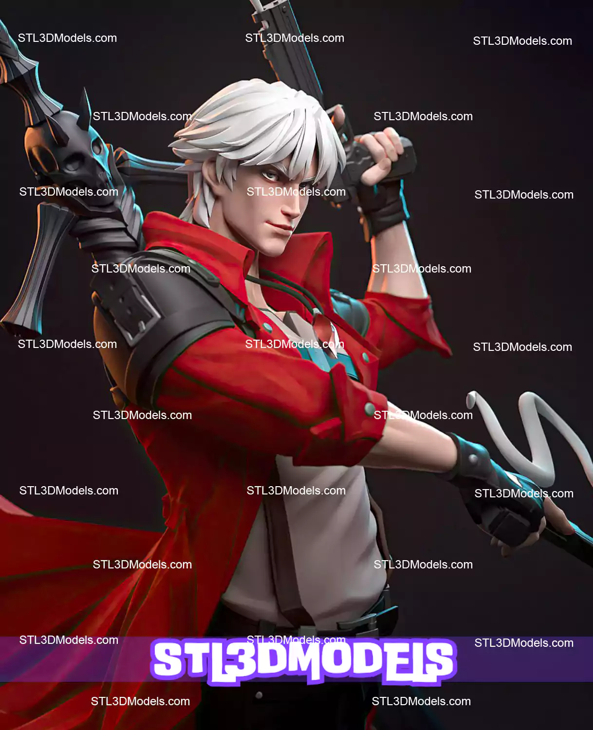 Dante Devil May Cry STL 3D Model
