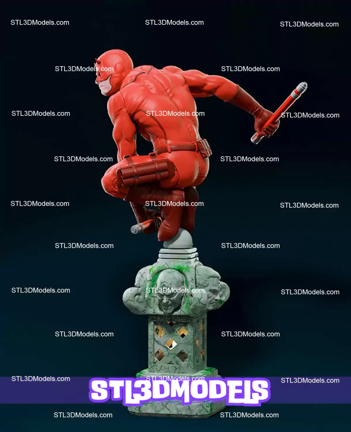 Daredevil Classic STL 3D Model