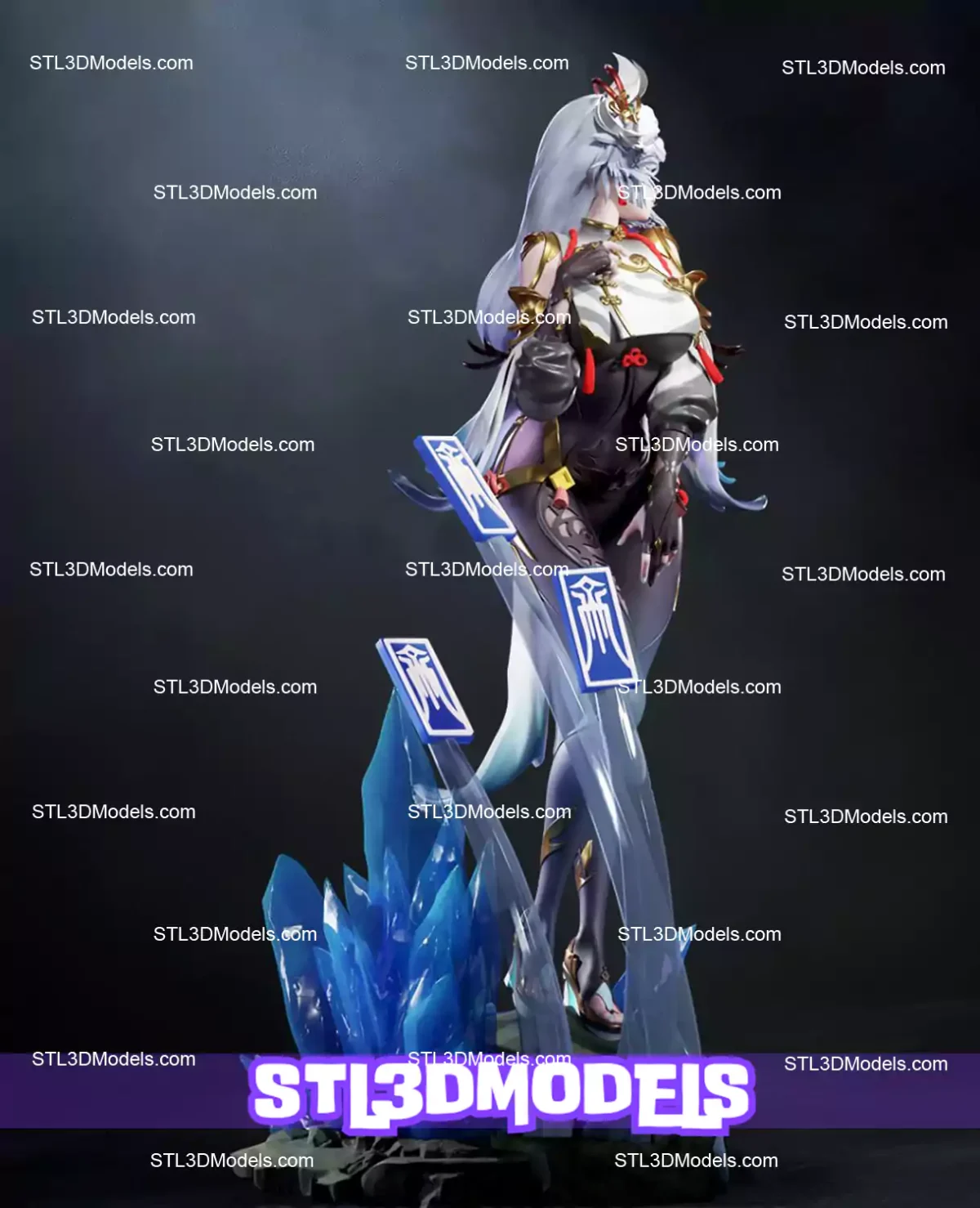 Shenhe Genshin Impact STL 3D Model 