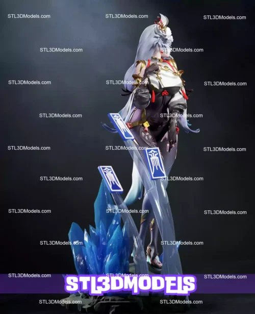 Shenhe Genshin Impact STL 3D Model 