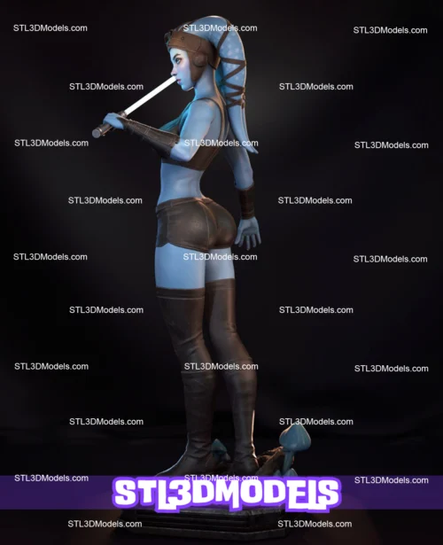 Aayla Secura STL 3D Model 