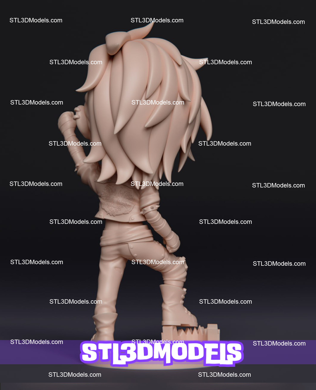 Chibi Vi Arcane STL 3D Model  Chibi Vi Arcane STL 3D Model