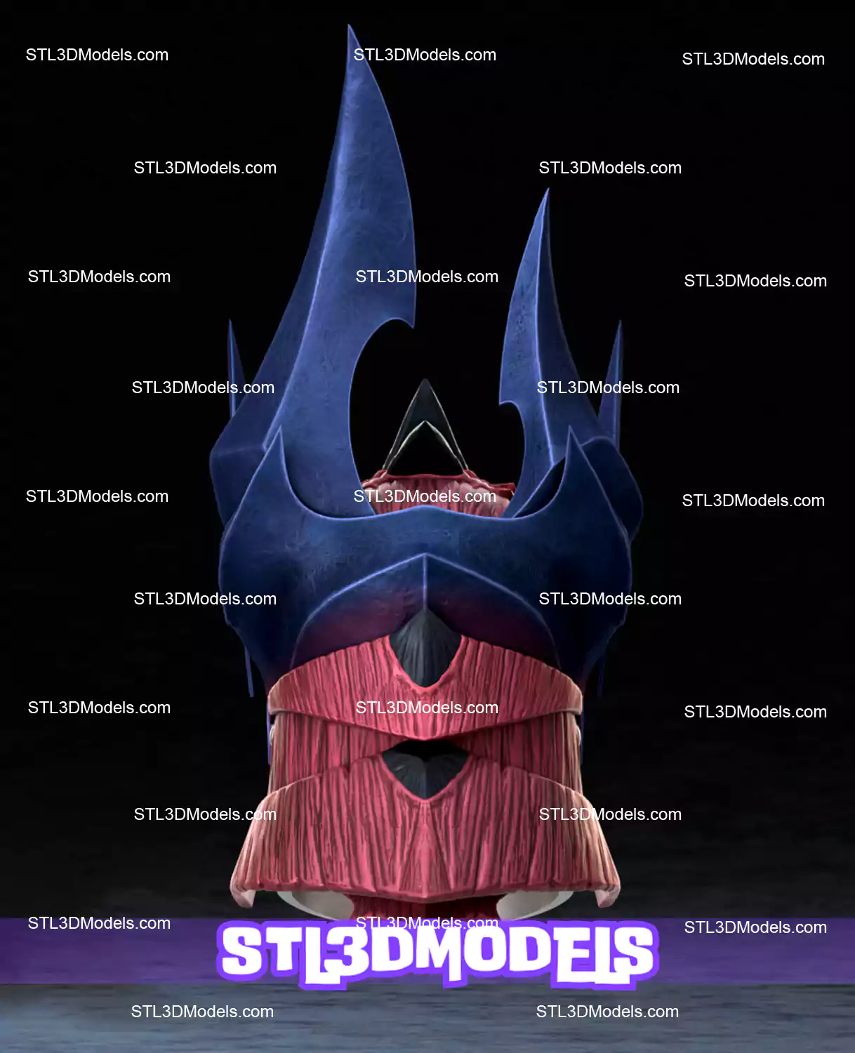 Glavenus Helmet Monster Hunter STL 3D Model