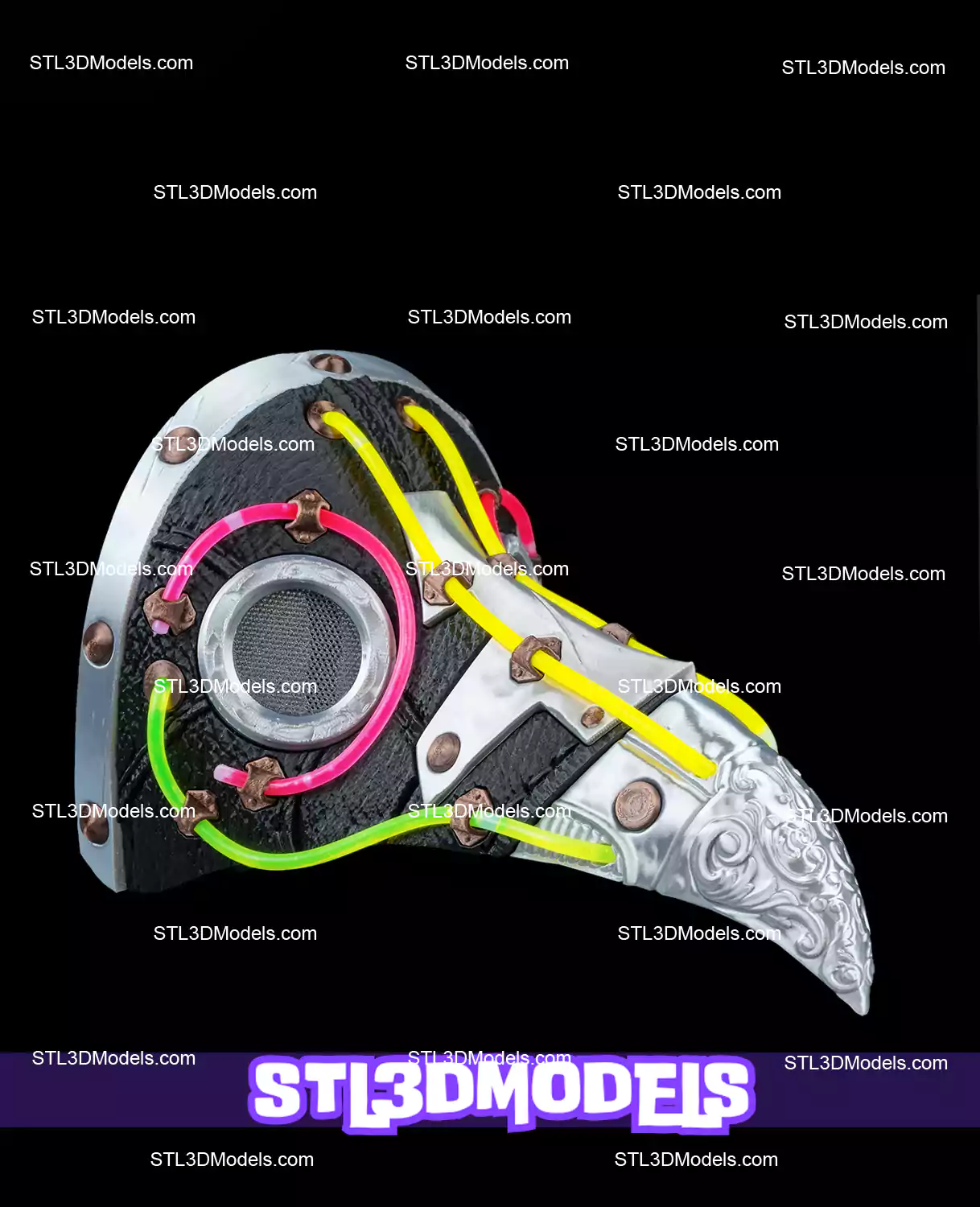 Neon Plague STL 3D Model