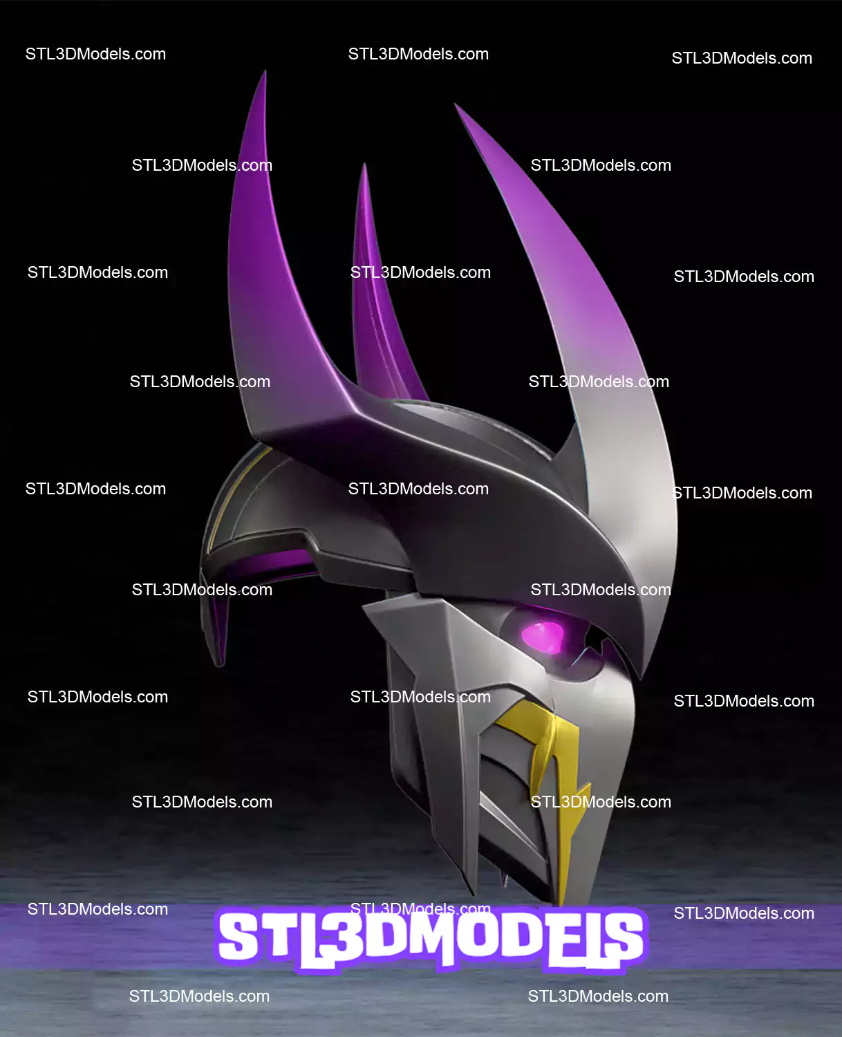 Super Shredder Fortnite Helmet STL 3D Model Super Shredder Fortnite Helmet STL 3D Model