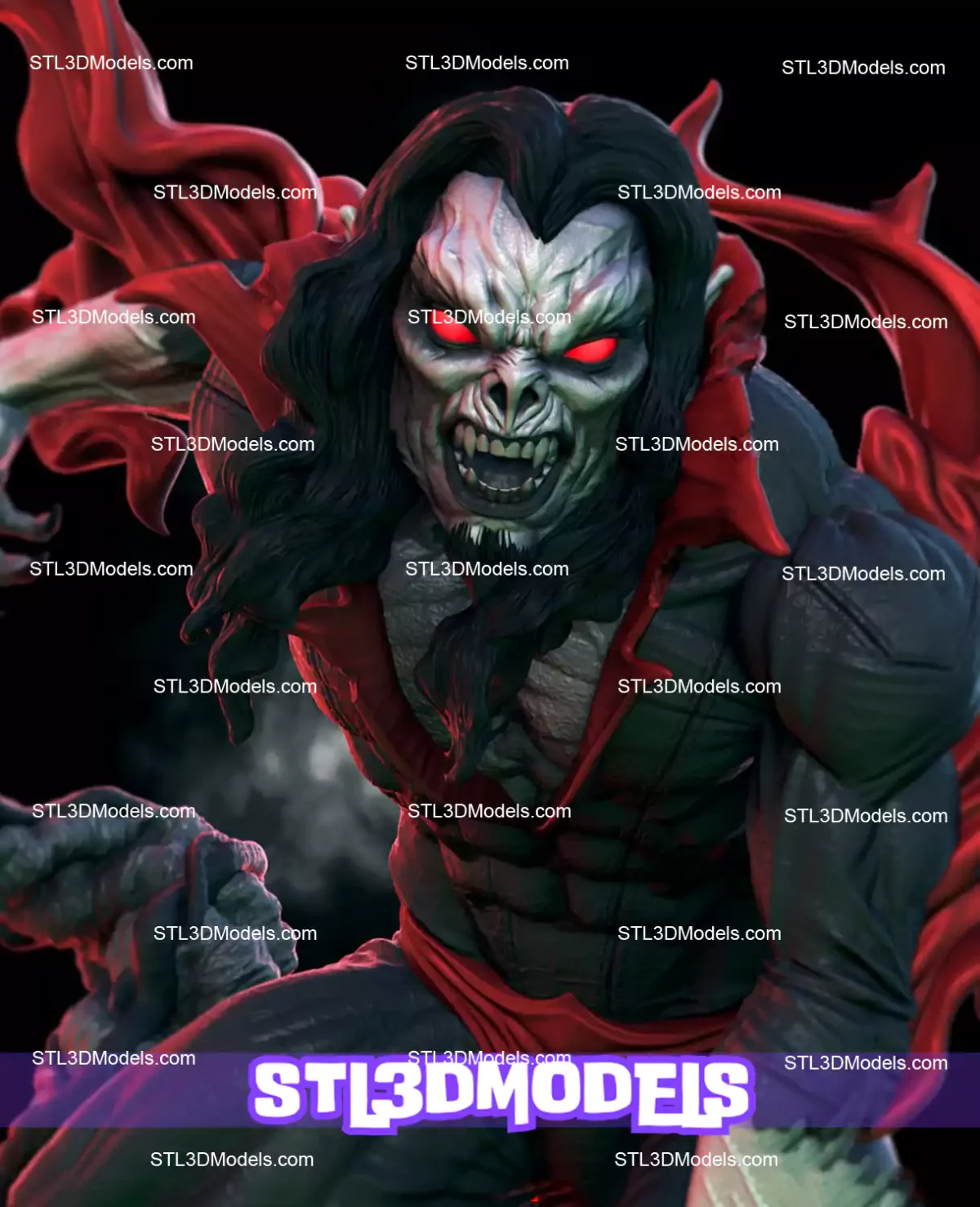 Morbius Living Vampire STL 3D Model