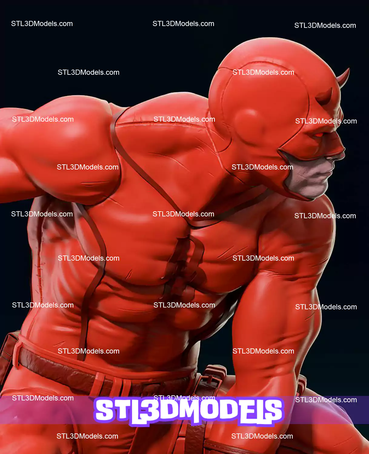 Daredevil Classic STL 3D Model Daredevil Classic STL 3D Model